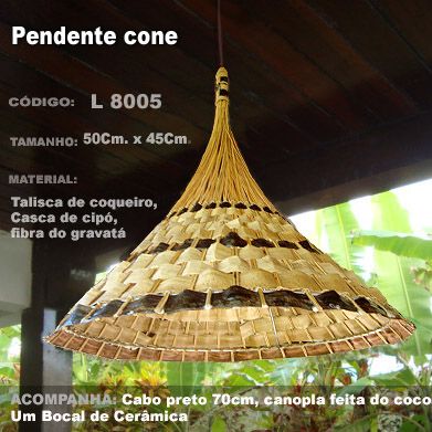 Pendente cone